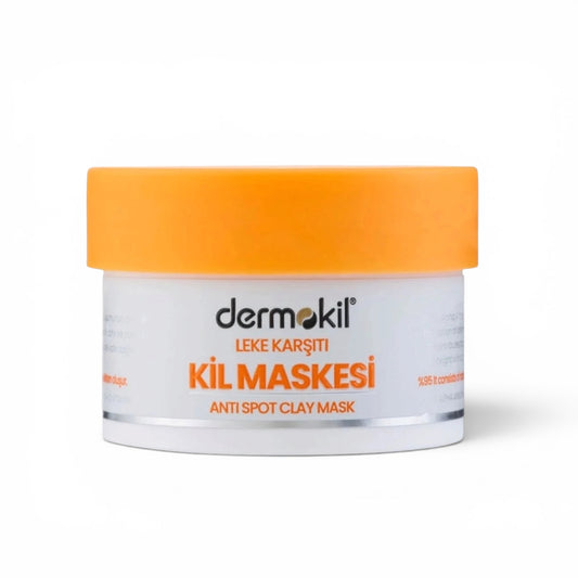 Dermokil Anti Spot Clay Mask 50 ml | Kleimasker met 2% Alpha Arbutin & Vitamine C | Voor een Egalere en Stralendere Huid
