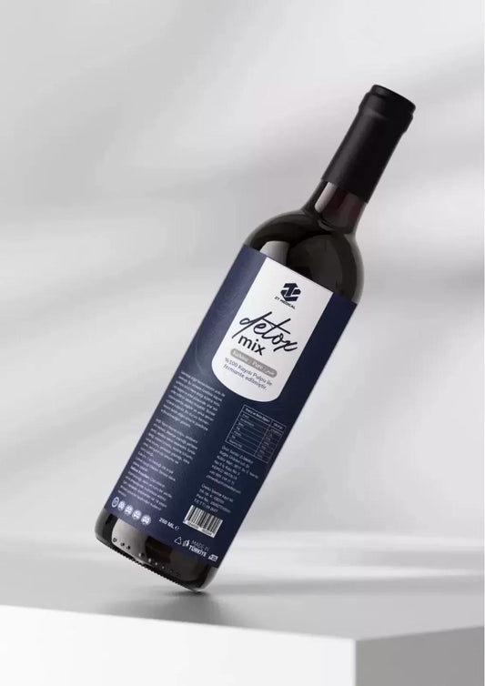 ZT Medical Detox Mix Azijn - Gefermenteerd met 100% Abrikozenpulp - Puur - Zonder toevoegingen - 1 fles van 250 ml
