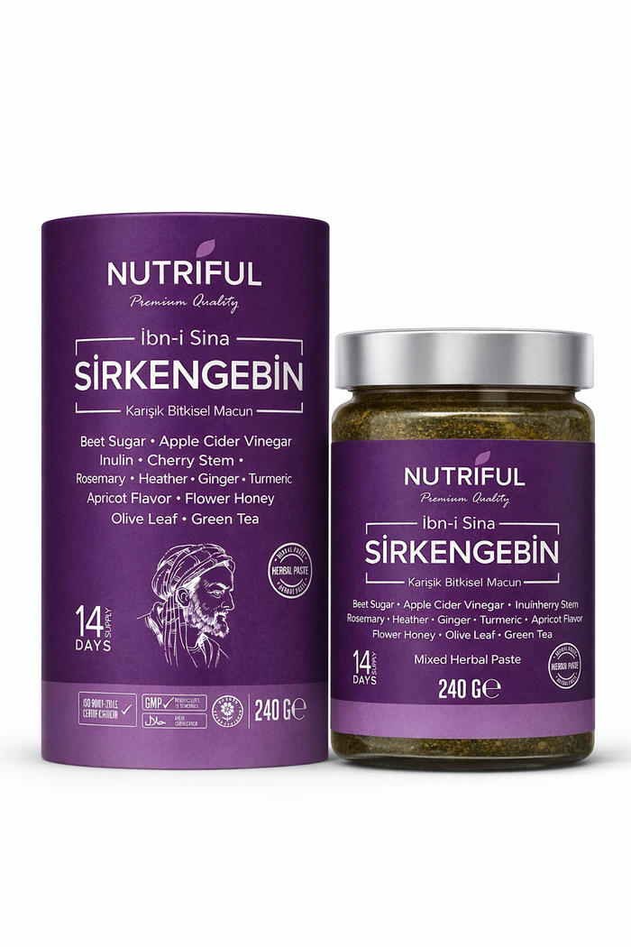 Nutriful Sirkengebin Ibn-i Sina Kruidenpasta – Appelazijn & Kruidenmix – 240g
