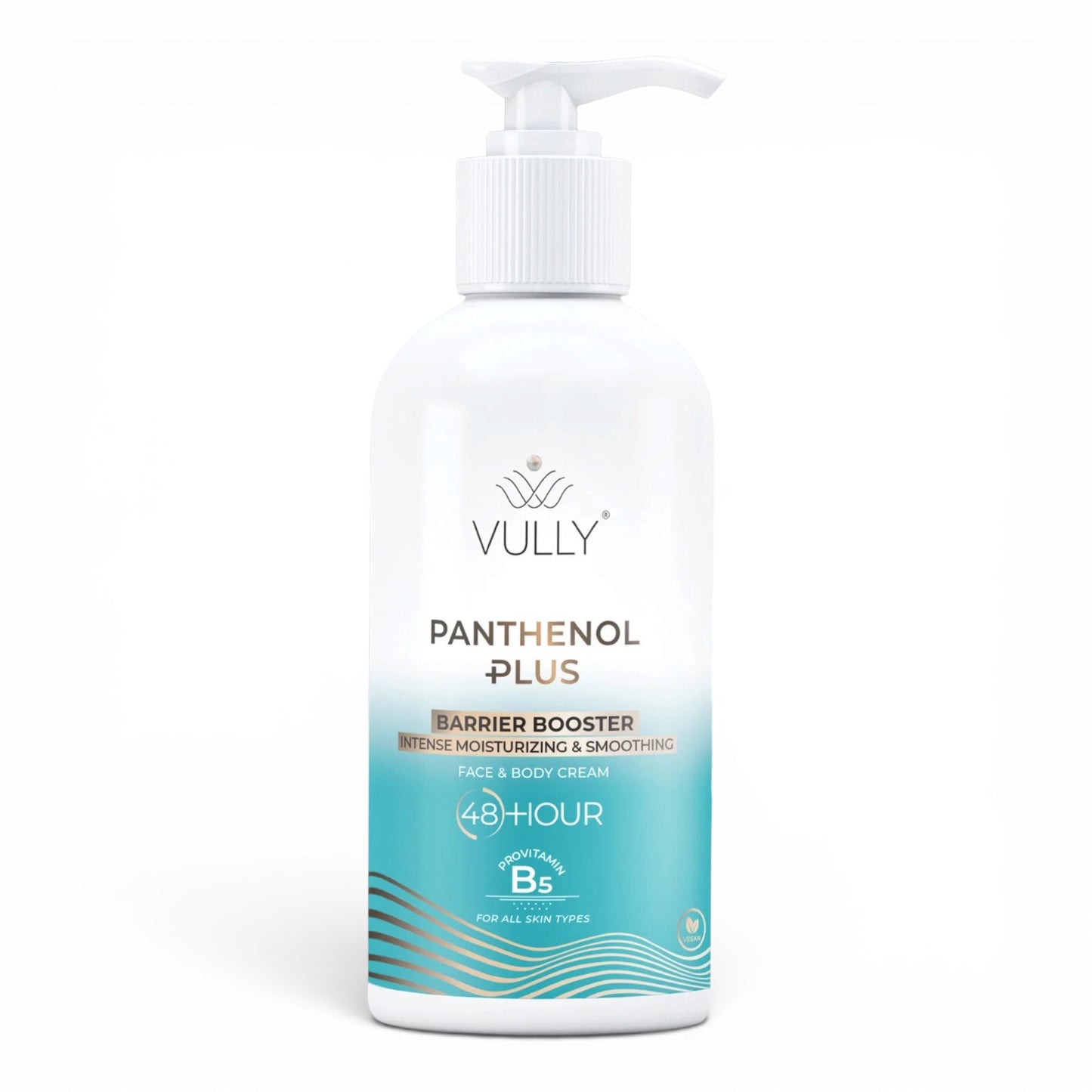 Vully Panthenol Plus Barrier Booster Gezichts- en Lichaamscrème met Provitamine B5 - 48 Uur Hydratatie