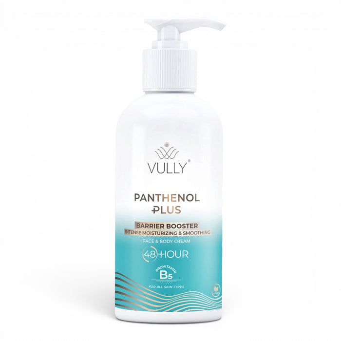 Vully Panthenol Plus Barrier Booster Gezichts- en Lichaamscrème met Provitamine B5 - 48 Uur Hydratatie