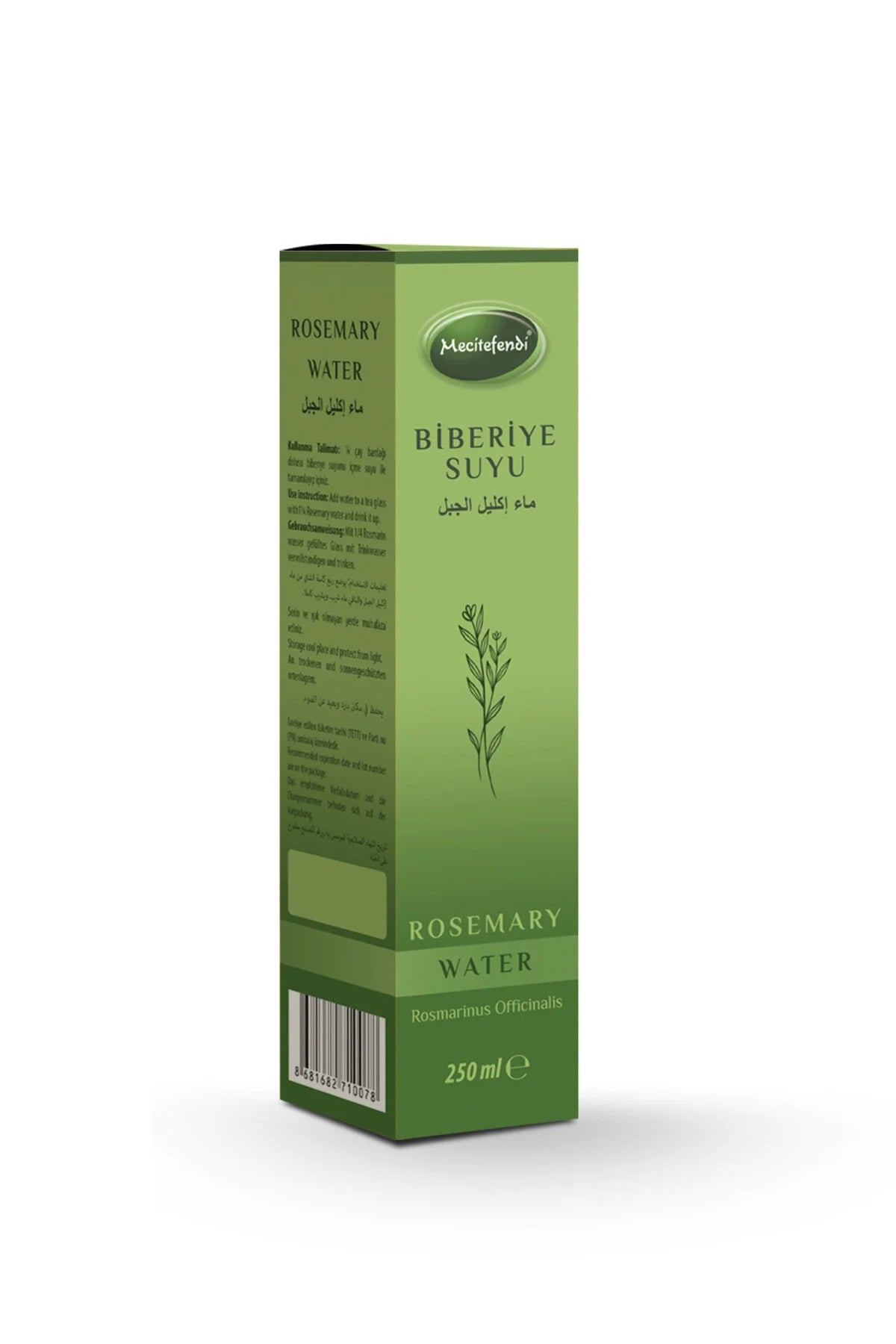 Mecitefendi Rosemary Water 250 ml – Natuurlijk Rozemarijnwater