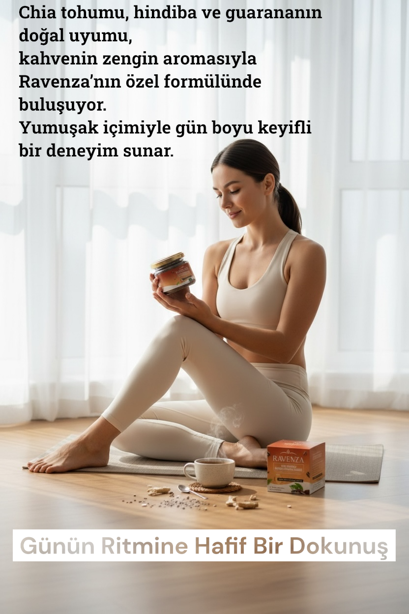 Ravenza Chicory (Hindiba) Koffie met Chiazaad & Guarana - Oploskoffie - 150 g