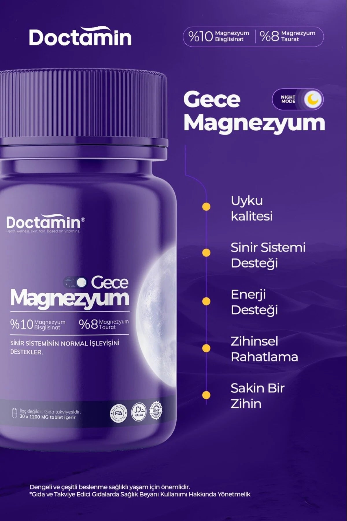 Doctamin Dag & Nacht Magnesium Duo 60 Tabletten