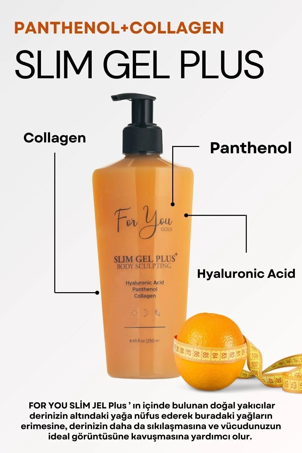 For You Gold Slim Gel Plus Body Sculpting 250ml