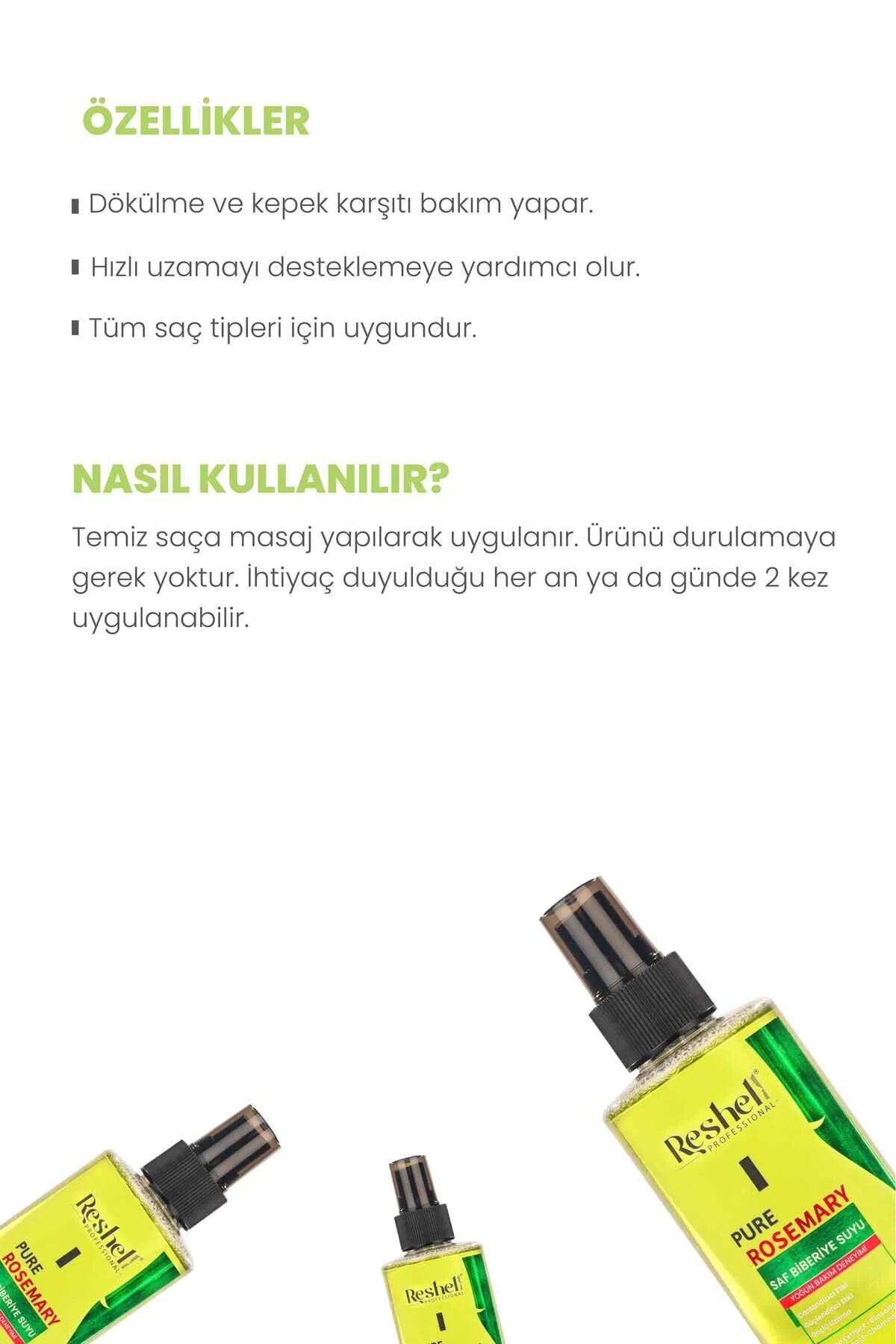 Reshell Pure Rosemary Water Hair Spray 200 ml – Rozemarijn