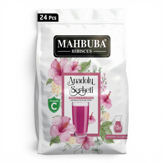 Mahbuba Hibiscus Anadolu Şerbeti – Hibiscus Drinkpoeder 24 Sachets