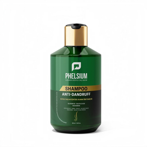 Phelsium Anti-Roos Shampoo – Selenium Sulfide, Salicylzuur & Niacinamide – Voor Roosgevoelig Haar – 500 ml