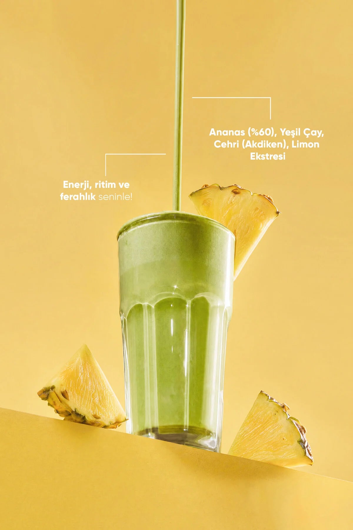 Zühre Ana Matcha Ananas – Kruidenthee met Groene Thee & Ananas – 20 Sachets x 8 g