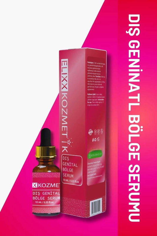 Elixx Cosmetics Genitale Zone Verzorgingsserum 10 ml - Elimineert kleurverschillen - Verstevigt & Vernauwt - Voor alle huidtypen