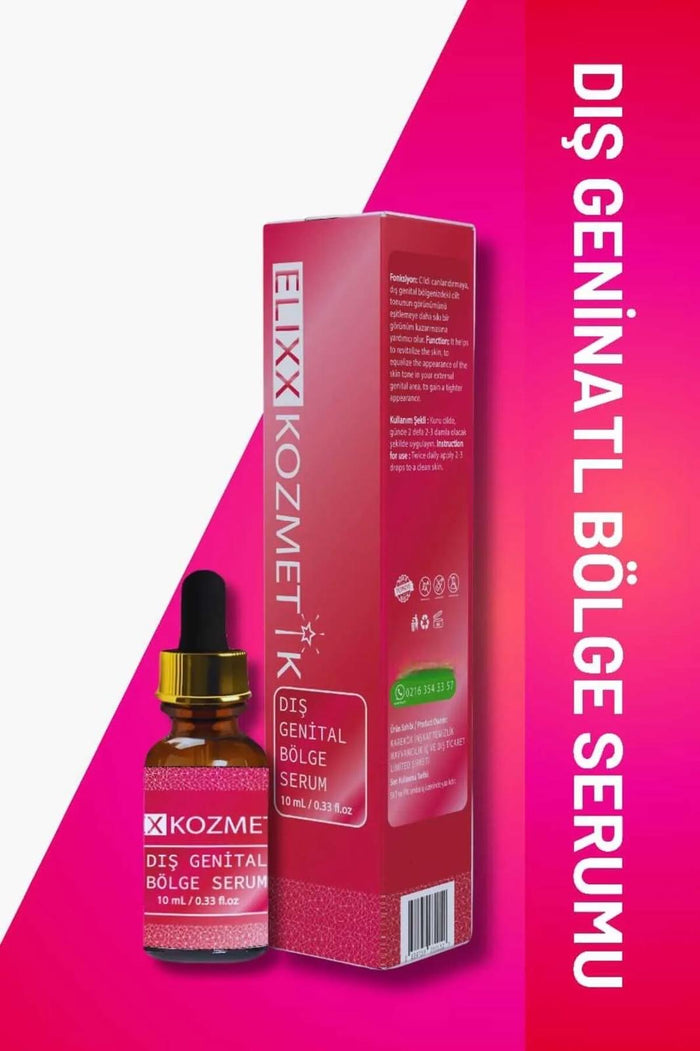 Elixx Cosmetics Genitale Zone Verzorgingsserum 10 ml - Elimineert kleurverschillen - Verstevigt & Vernauwt - Voor alle huidtypen