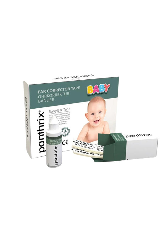 Panthrix Baby en Kinderen Oor Corrector 20 Banden (Ear Corrector Tape) Afstaande Oorband - Correctietape voor uitstekende oren - Extra Sterk - Discrete esthetische oplossing zonder pijn of ongemak - Plakband - Dermatologisch getest