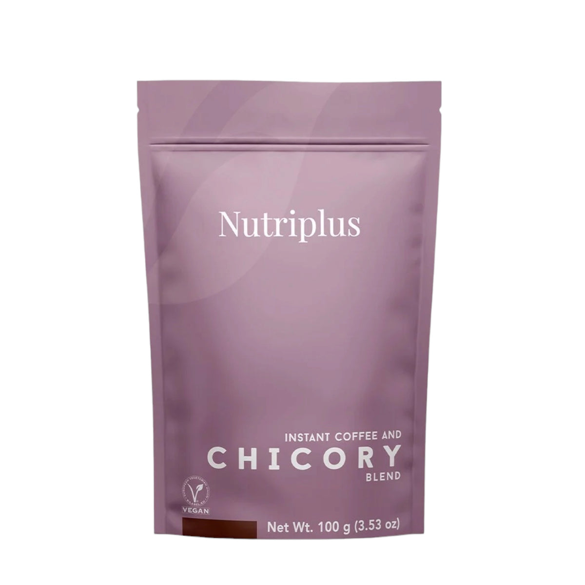 Nutriplus Instant Coffee & Chicory Blend – Oplosbare Cichoreikoffie – 60% Cichorei & 40% Instant Koffie – Vegan – 100 g
