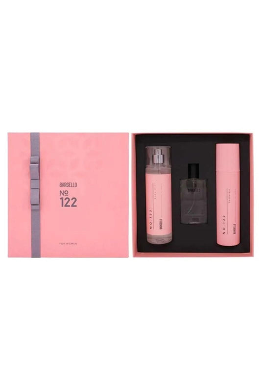 Bargello No: 122 Dames Parfumset Speciale Box Geschenkset - Damesparfum 50 ml + Body Spray 210 ml + Deodorant 150 ml