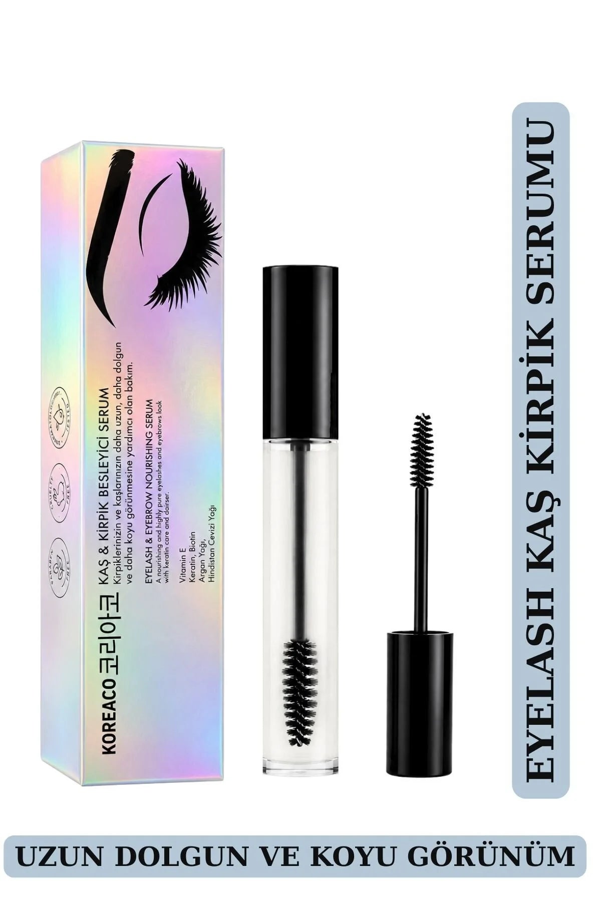 KOREACO Eyelash & Eyebrow Nourishing Serum 6ml | Wimper- en Wenkbrauwserum met Biotine & Arganolie