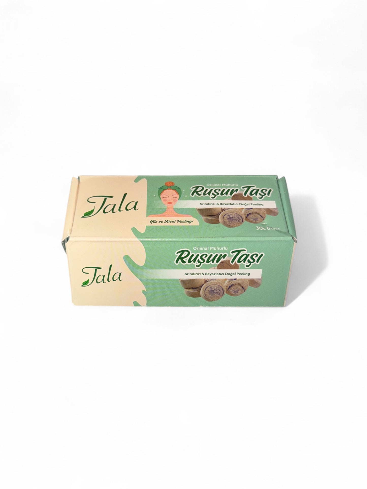 Tala Rushur Stone Whitening Exfoliërende Gezichts- en LichaamsPeeling 6 stuks (IRAN BATH STONE), Tala Fruit Oil