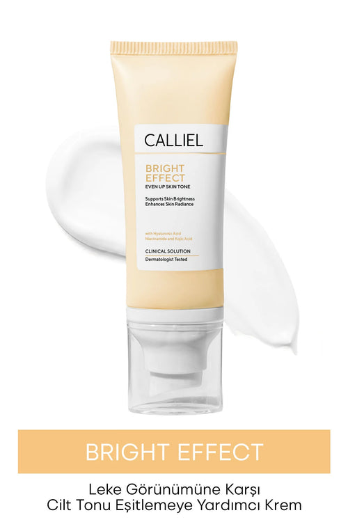 Calliel Bright Effect Verhelderende Gezichtscrème – Met Kojic Acid, Niacinamide, Tranexamic Acid & Alpha-Arbutin – Egaliserende Huidverzorging – 80 ml
