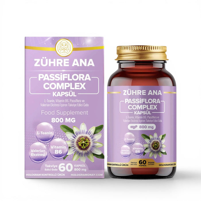 Zühre Ana Passiflora Complex 60 Capsules