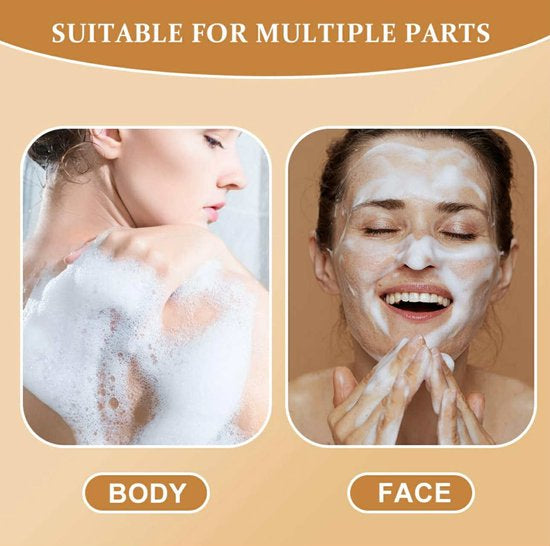 Kojic Acid Soap for Hyperpigmentation - Natuurlijke Huid Whitening Zeep voor diepe gezichts- en lichaamshuidreiniging - Collageen - Vitamine E - Honing - Citroen - Kurkuma - Shea Boter & Olijfolie - Vitamine C - 100% Biologisch (2 stuks)