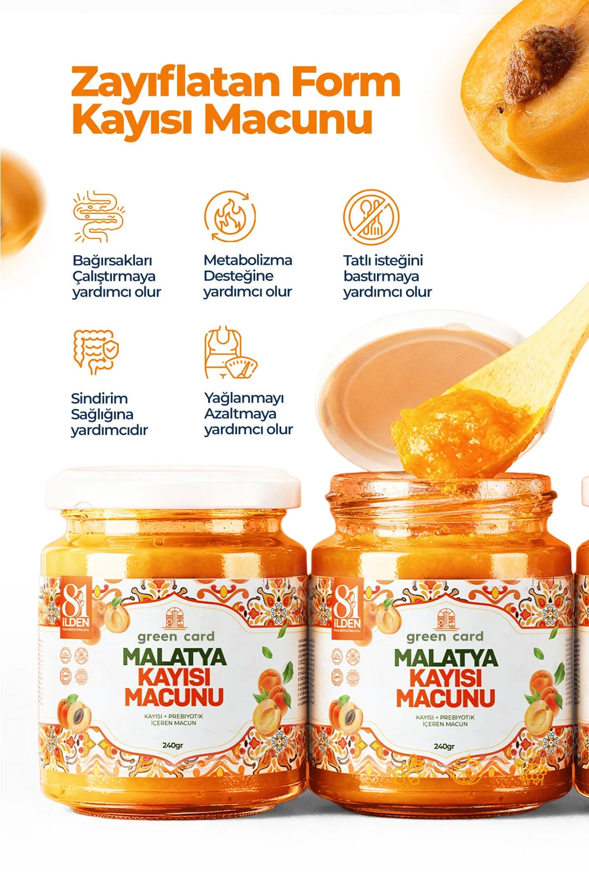 81ilden Malatya Apricot Paste 240 g