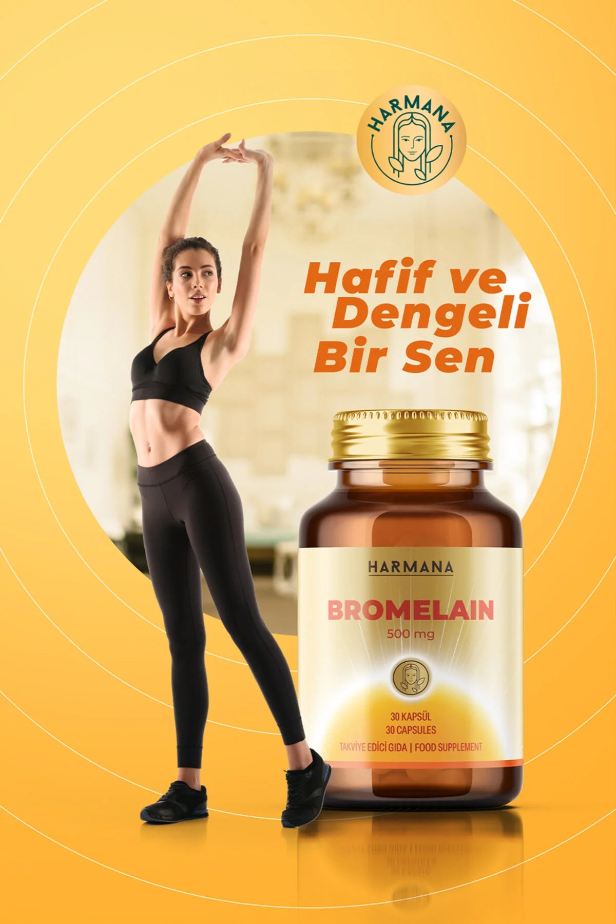 Harmana Bromelaïne 500 mg Capsules – 30 Stuks