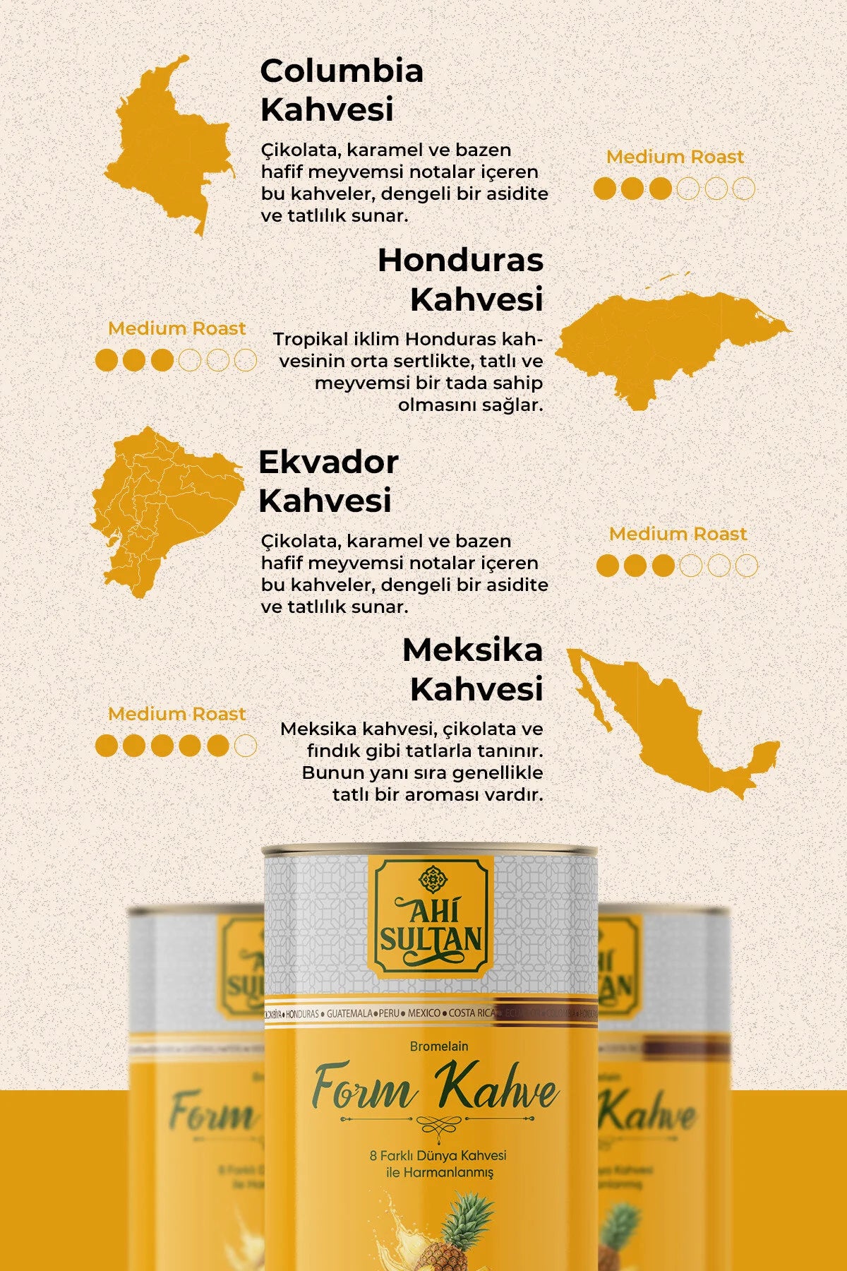 Ahi Sultan Bromelain Koffie 100g