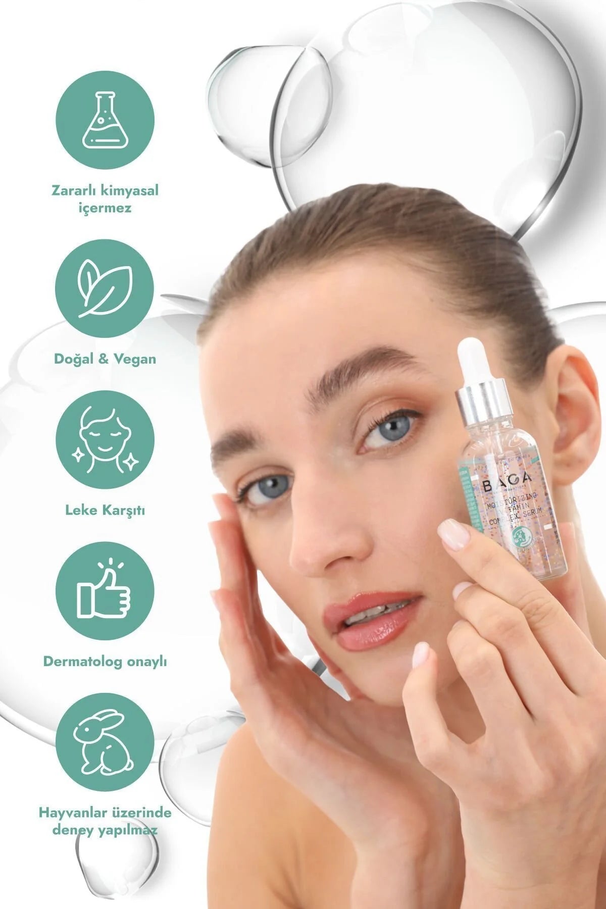 BAGA Moisturizing Vitamin Complex Serum – Hydraterend Vitamine Serum met Vitamine C & Hyaluronic Acid 30ml