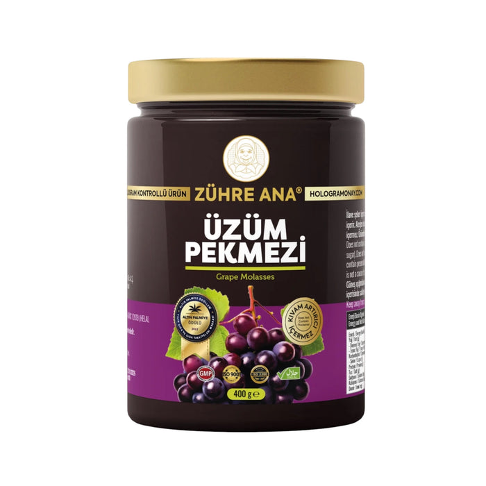 Zühre Ana Üzüm Pekmezi 400 g | 100% Druivenmelasse Zonder Toegevoegde Suiker