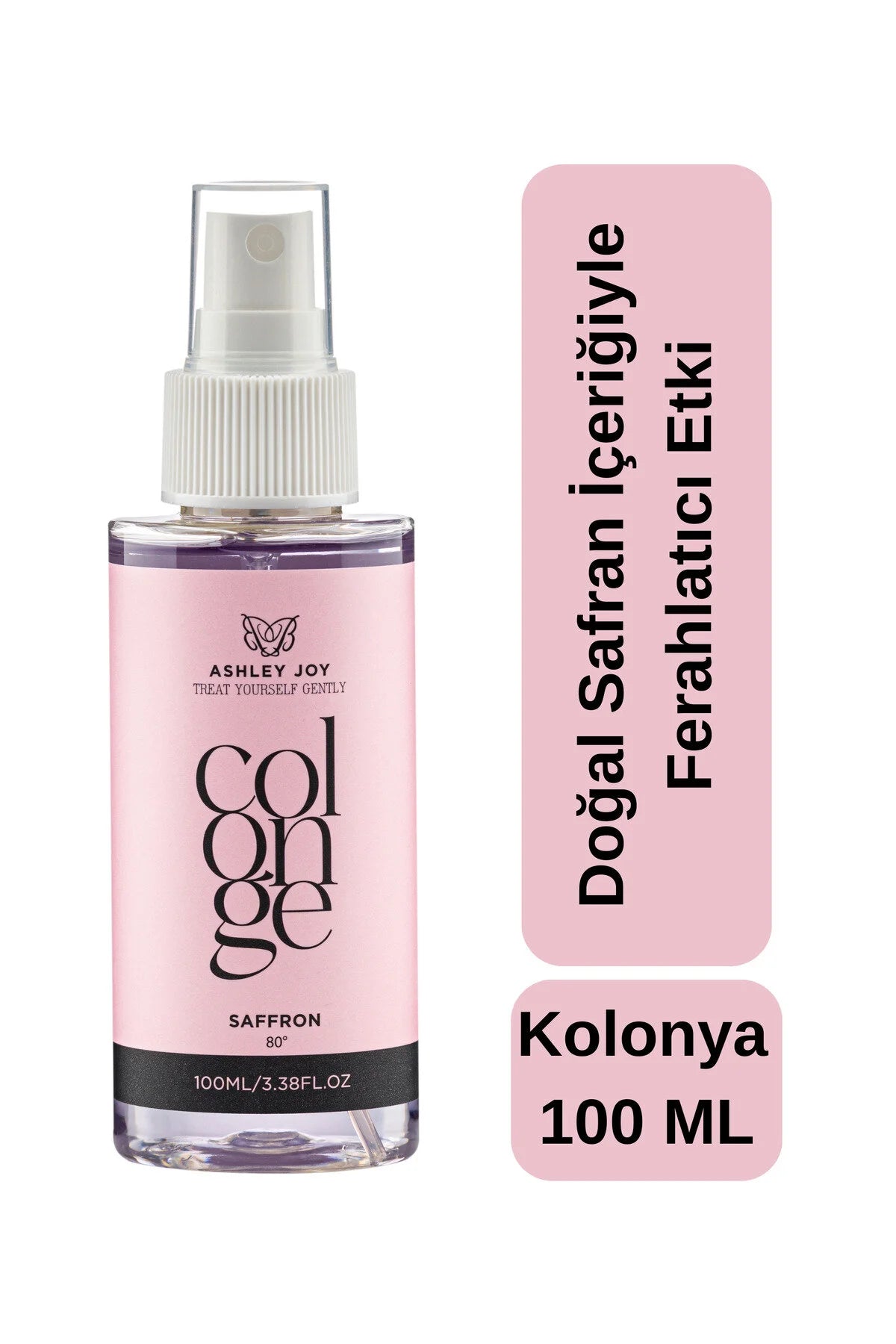 Ashley Joy Cologne Saffron 100ml – Frisse & Warme Eau de Cologne