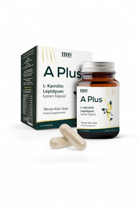 HHS A PLUS+ L-Carnitine & Lepidium Detox Kruiden 30 Afslankcapsules