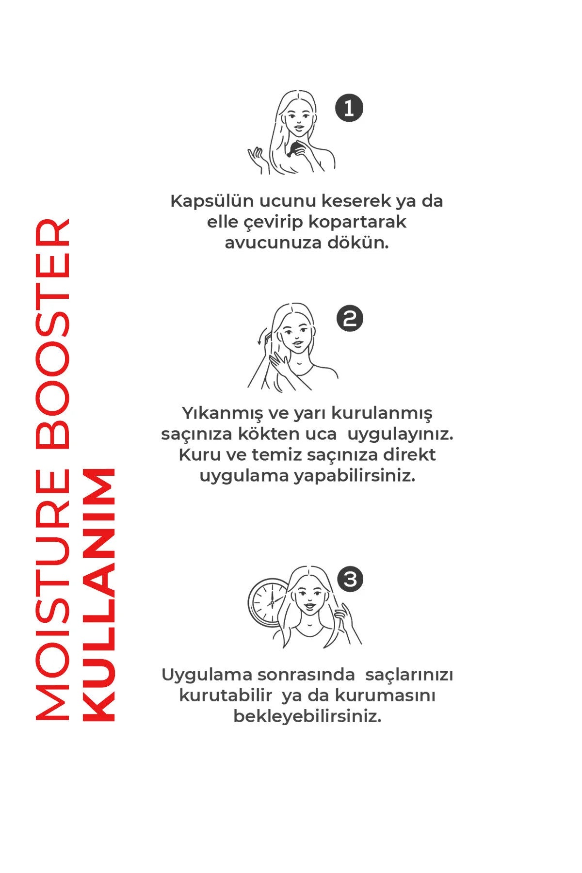 Yeşilmarka Hair Vitamin Capsules – Moisture Booster Hair Care 30 Capsules