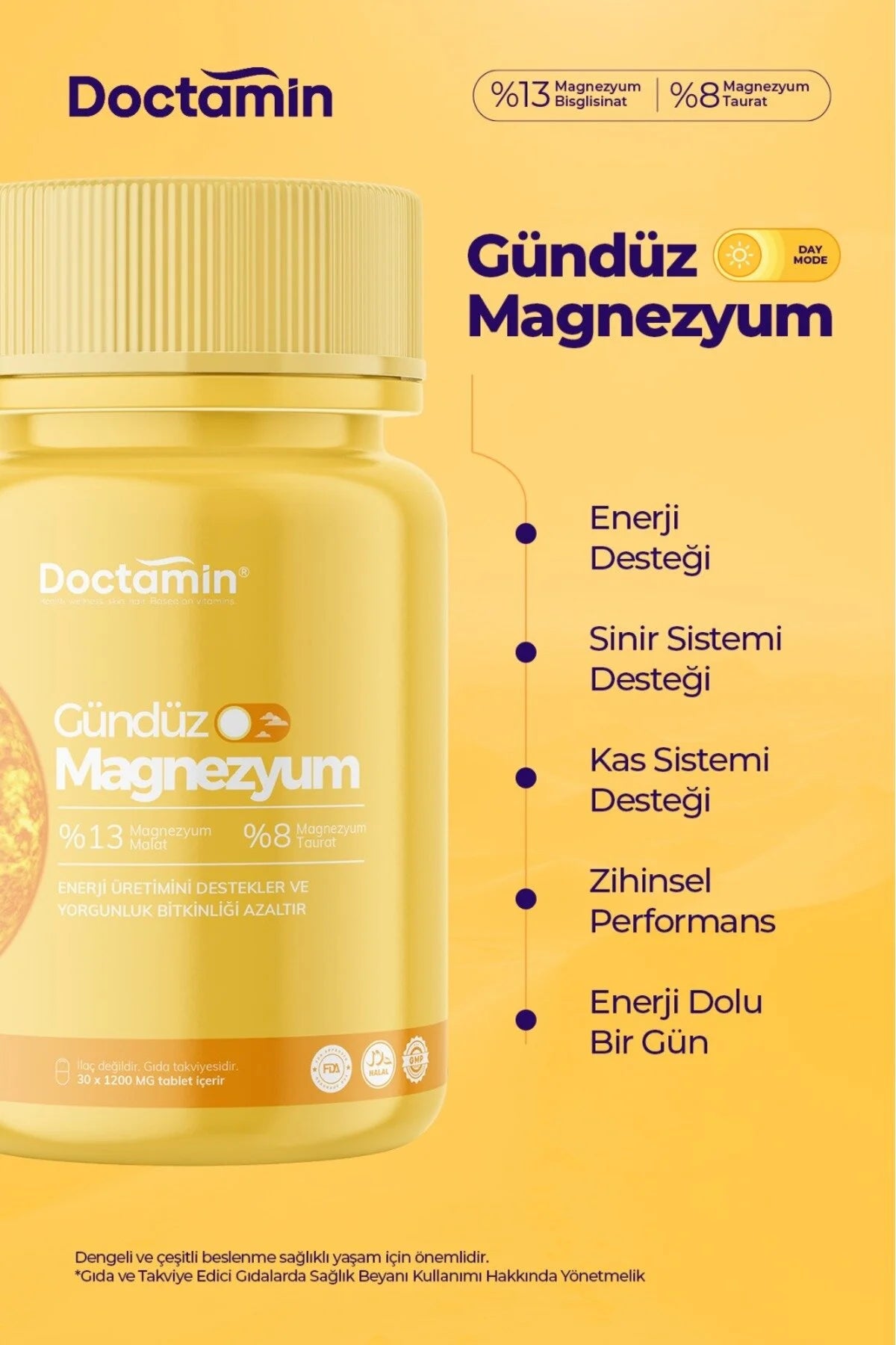 Doctamin Dag & Nacht Magnesium Duo 60 Tabletten