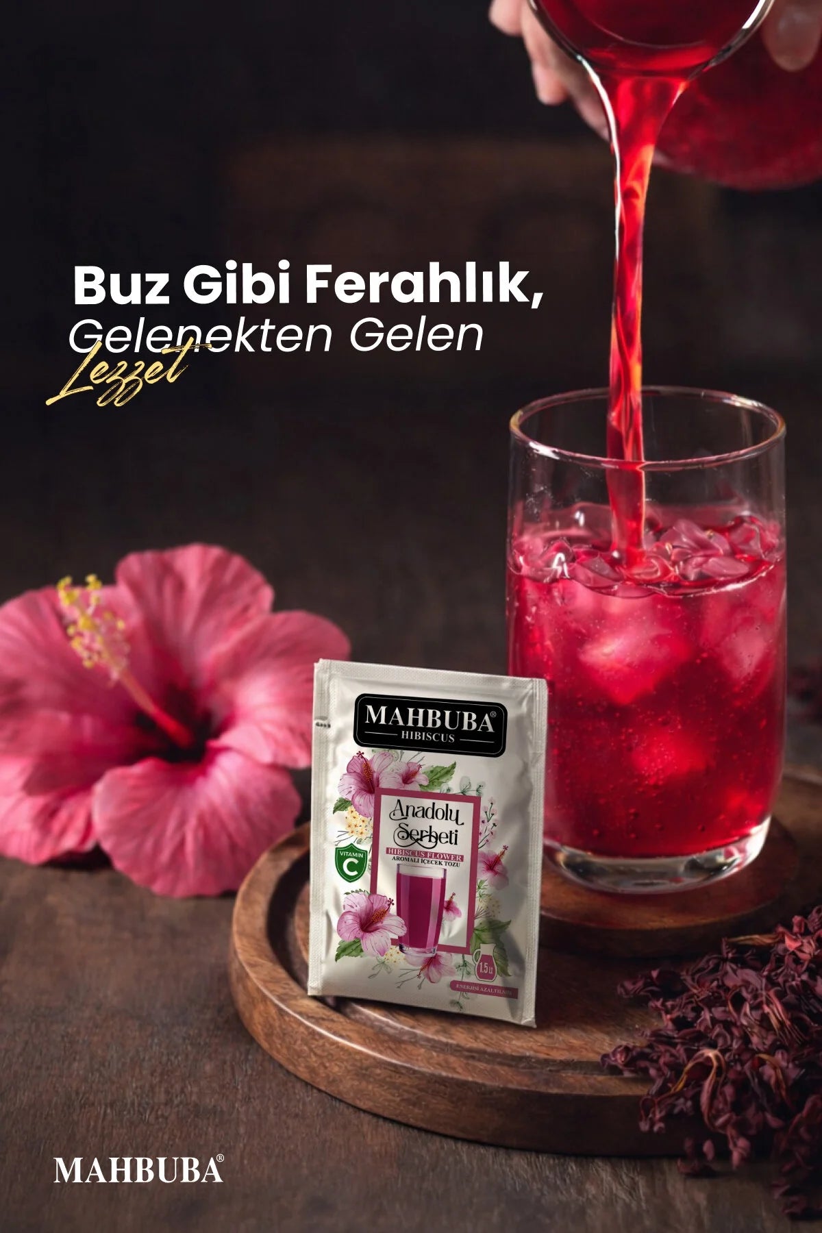 Mahbuba Hibiscus Anadolu Şerbeti – Hibiscus Drinkpoeder 24 Sachets