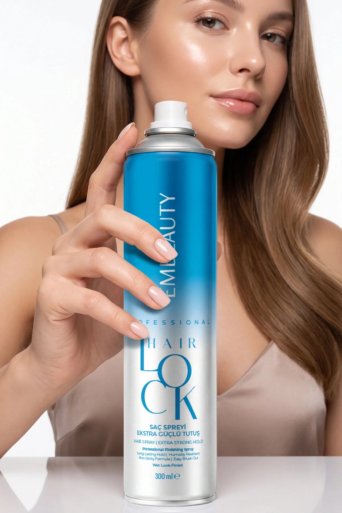 Embeauty Professional Hair Lock Haarspray – Extra Sterke Hold – Wet Look – Vochtbestendig – 300 ml