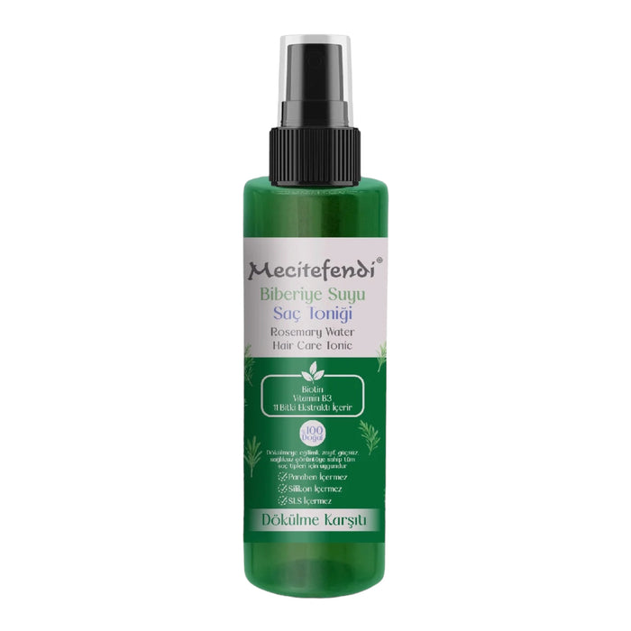 Mecitefendi Rosemary Water Hair Care Tonic 150ml | Biberiye Suyu Saç Toniği Biotin & Vitamin B3