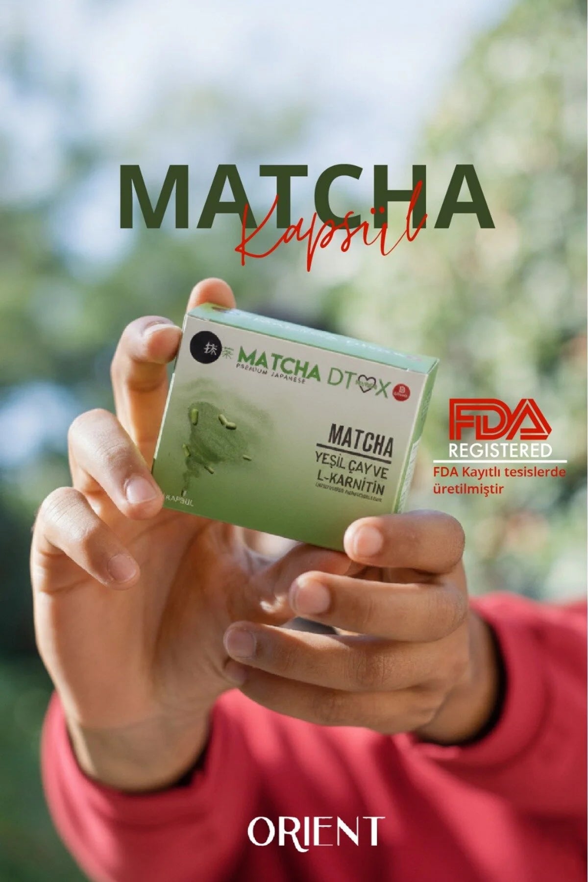 Matcha Premium Capsules met L-Carnitine – Groene Thee Extract, Cafeïne & Spirulina – 30 Capsules