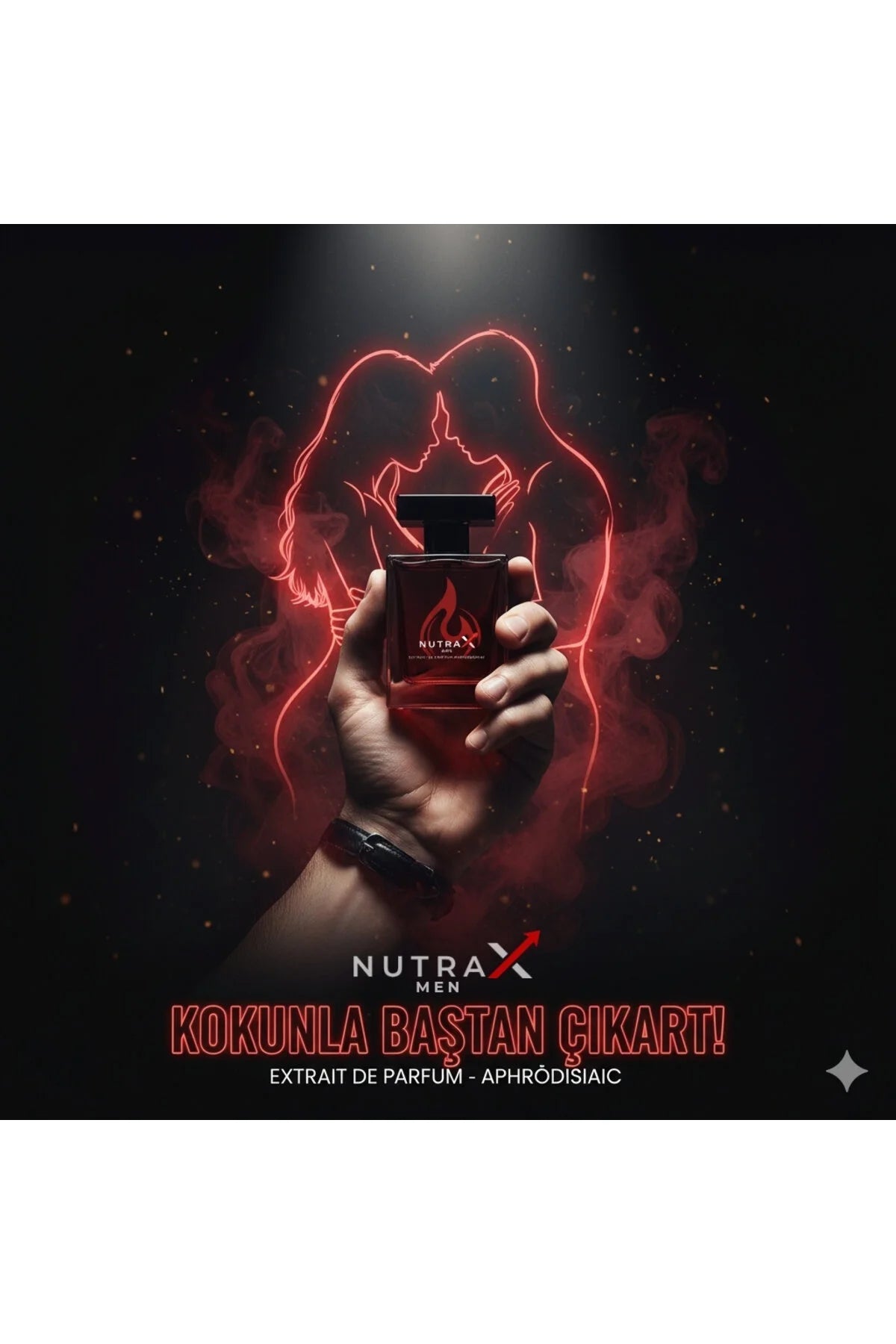 Nutrax Men Extrait de Parfum Heren - Langdurige Herenparfum - Houtachtige & Kruidige Geur - 50 ml