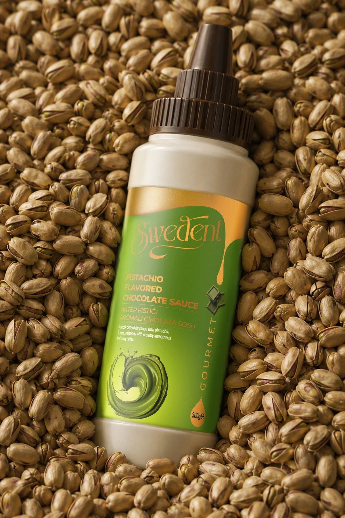 Swedent Pistachio Flavored Chocolate Sauce – Pistache Chocoladesaus – Gourmet – 300 g