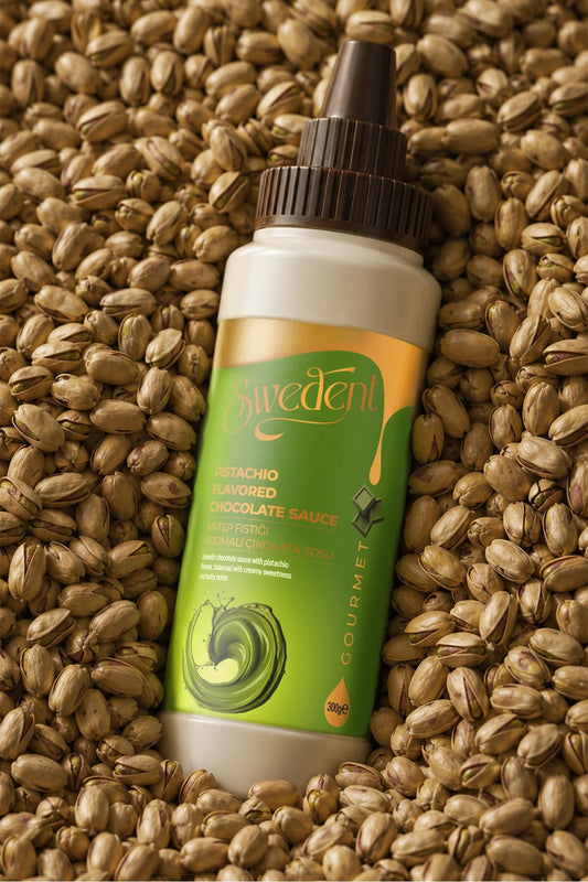 Swedent Pistachio Flavored Chocolate Sauce – Pistache Chocoladesaus – Gourmet – 300 g