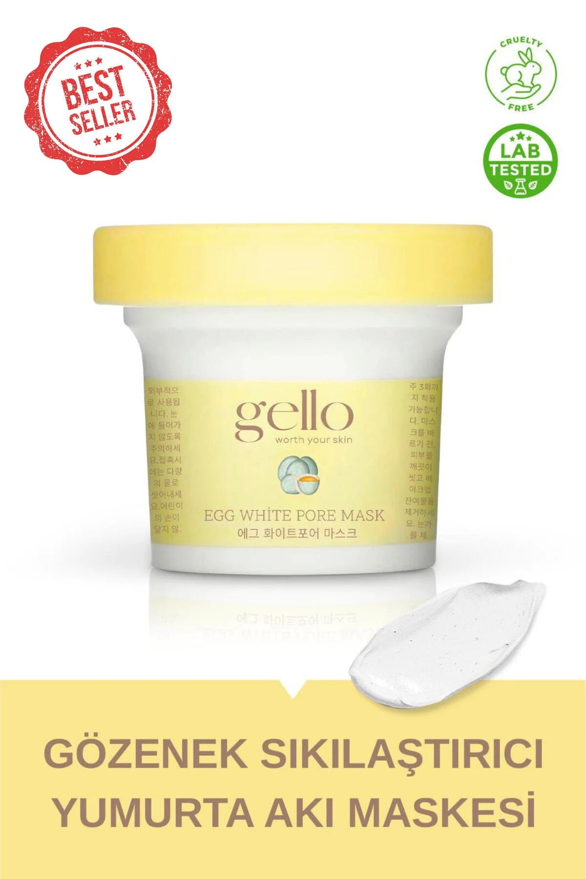 Gello Egg White Pore Mask 100ml