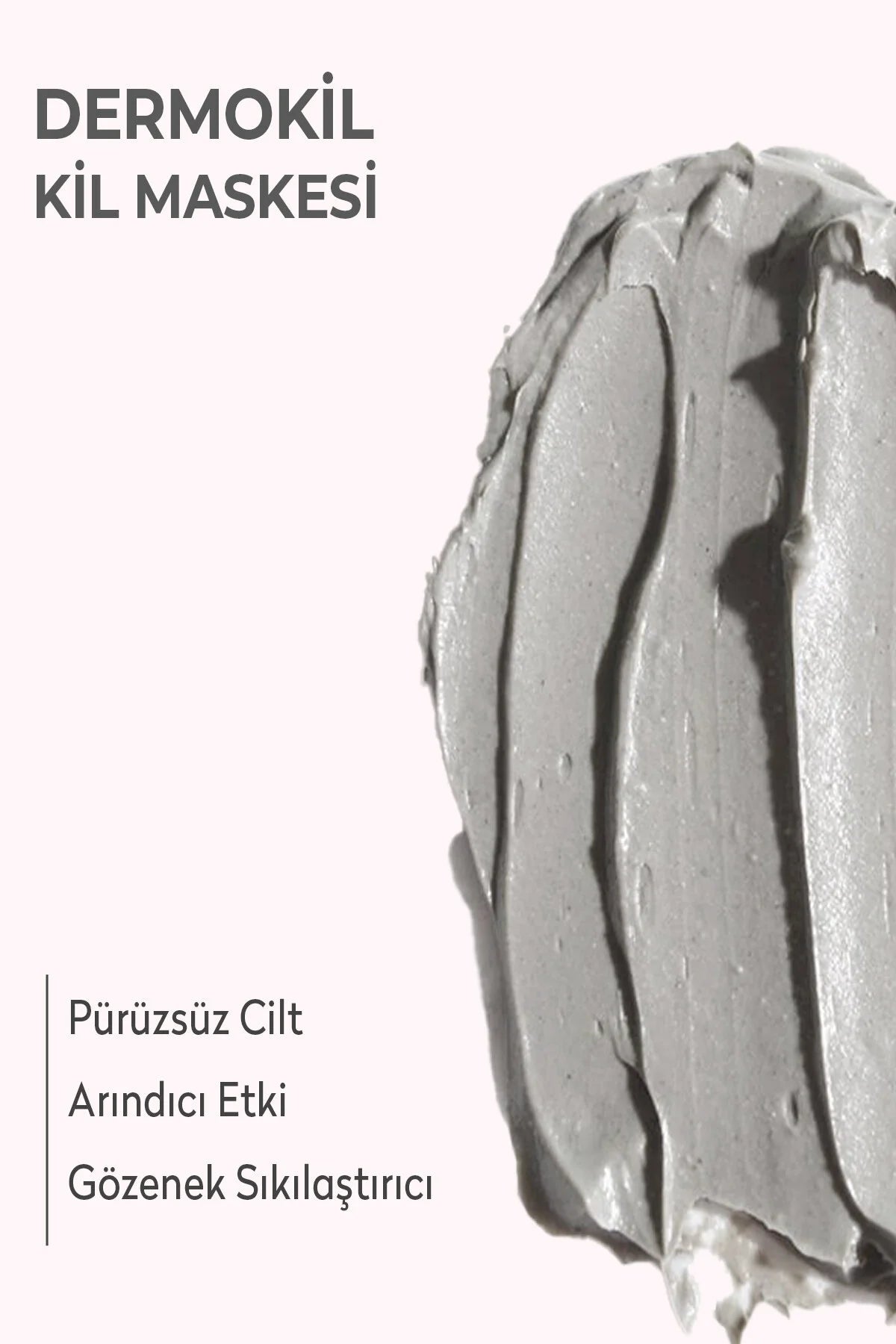 Dermokil Pore Minimizer Clay Mask 50 ml | Gezichtsmasker met Niacinamide & Cafeïne | Voor Vette en Gemengde Huid