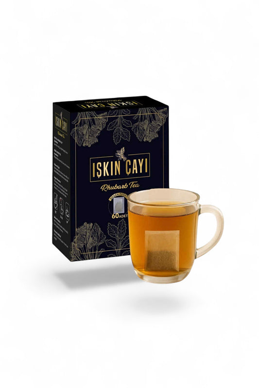 Van Golu Yoresel Ishkın Wortelthee (Vangölü Yöresel Işkın Kökü Çayı) - Rhubarb Tea - Natuurlijke Fermentatie Detox Ishkın Thee 60 Zakjes 2 Dozen