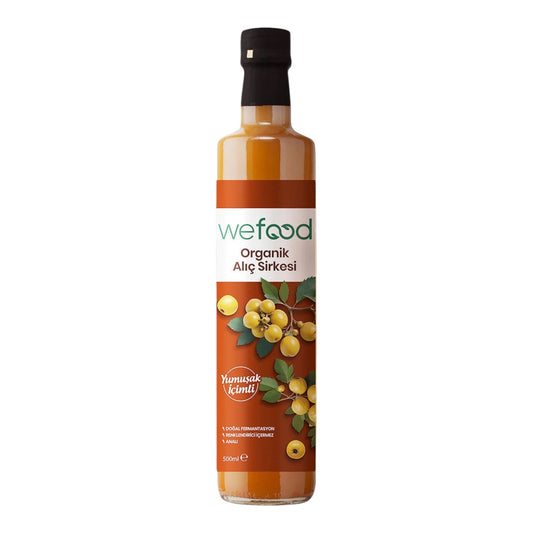Wefood Meidoornazijn – 100% Alıç Sirkesi – Natuurlijk Gefermenteerde Meidoornazijn – 500 ml