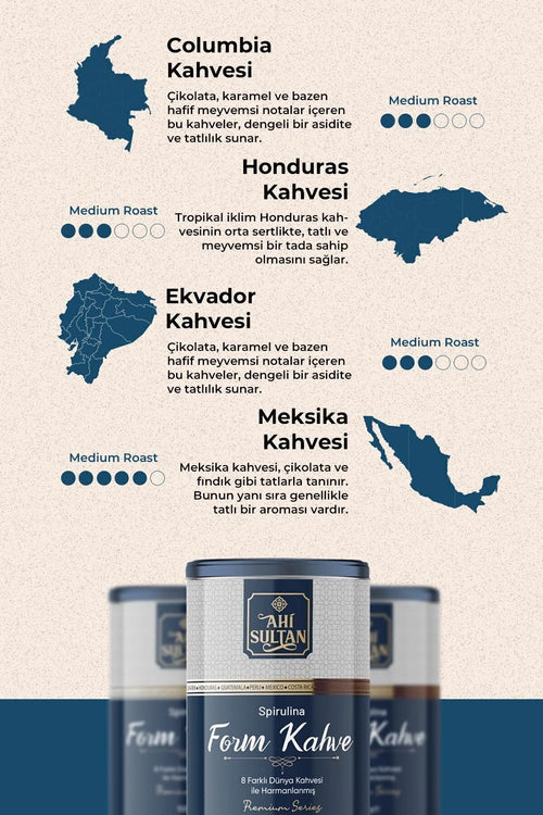 Ahi Sultan Spirulina Koffie 100g