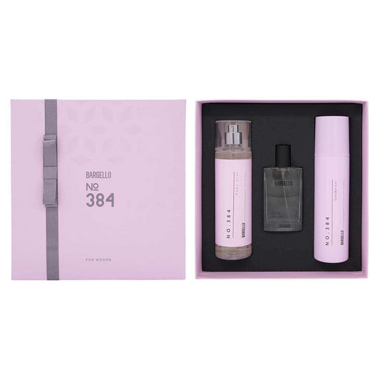 Bargello No: 384 Dames Parfumset Speciale Box Geschenkset - Damesparfum 50 ml + Body Spray 210 ml + Deodorant 150 ml