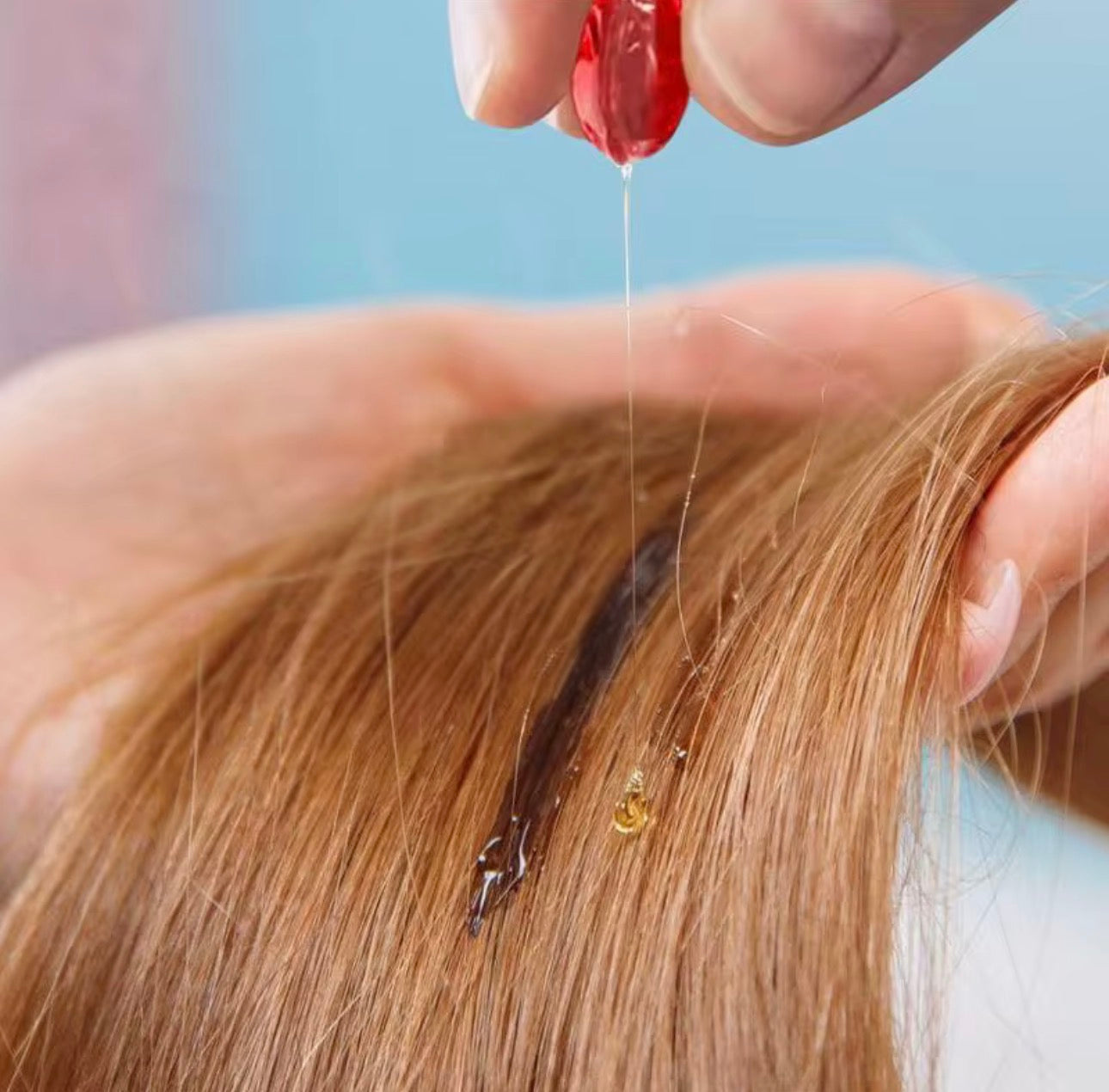LANBENA Vitamine Haar Serum Olie - Vitamines A C E & Pro Vit. B5 / 40 stuks Capsules / Zonder uitspoelen Met Argan Macadamia Avocado-oliën / Hydraterende Versterkende Haarolie & Conditionerend voor Alle Haartypes / Geurversterker met Arganolie