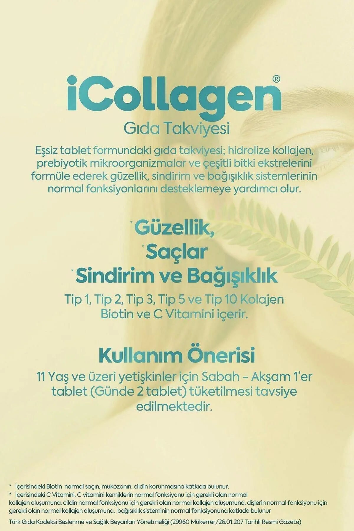 Doctamin iCollagen Collageen Tabletten 1500 mg met Vitamine C – 60 Tabletten