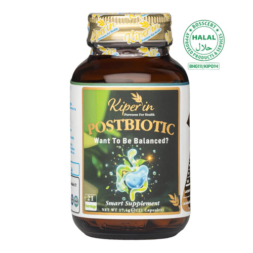 Kiperin Postbiotic 21 Capsules | Lactobacillus Rhamnosus & Lactobacillus Plantarum | 10 Miljard Postbiotische Micro-organismen per Dag