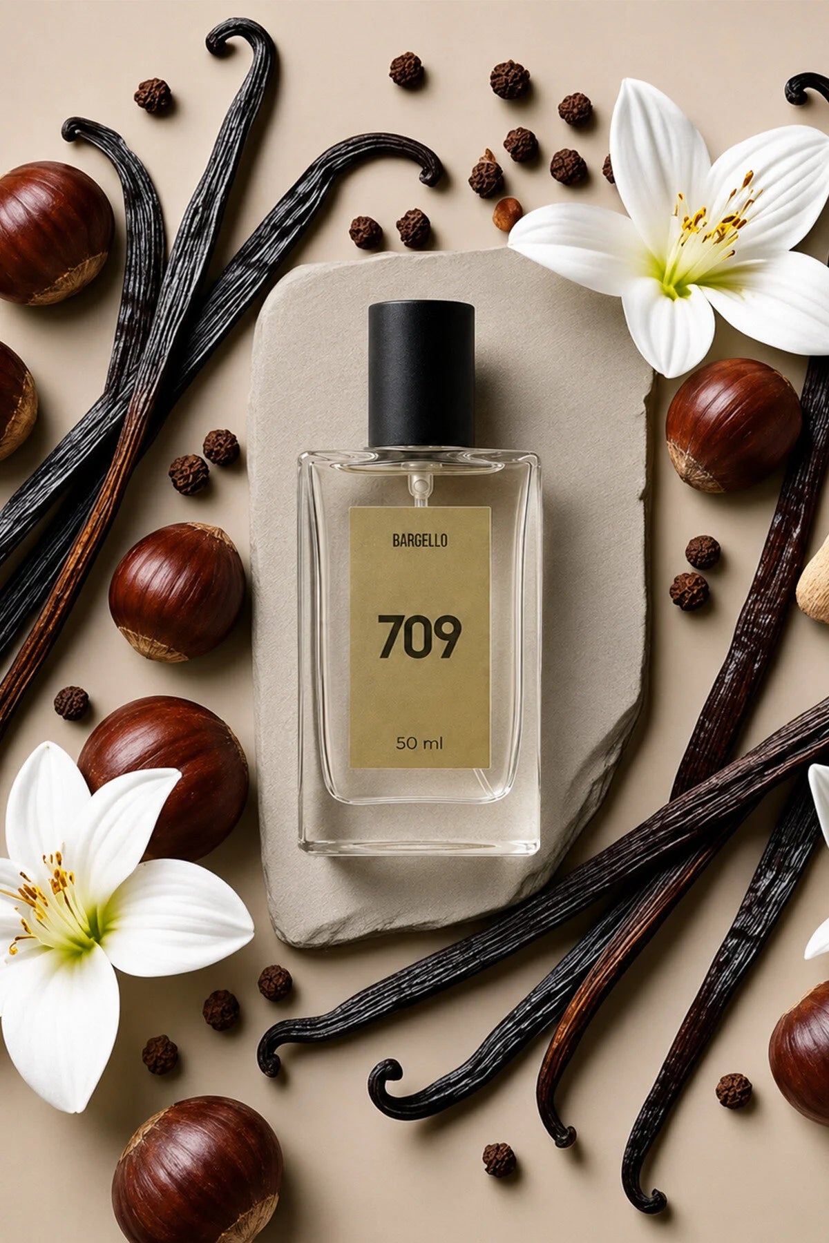 Bargello 709 For Men Eau de Parfum – Herenparfum – 50 ml – EDP – Aromatisch & Houtachtig