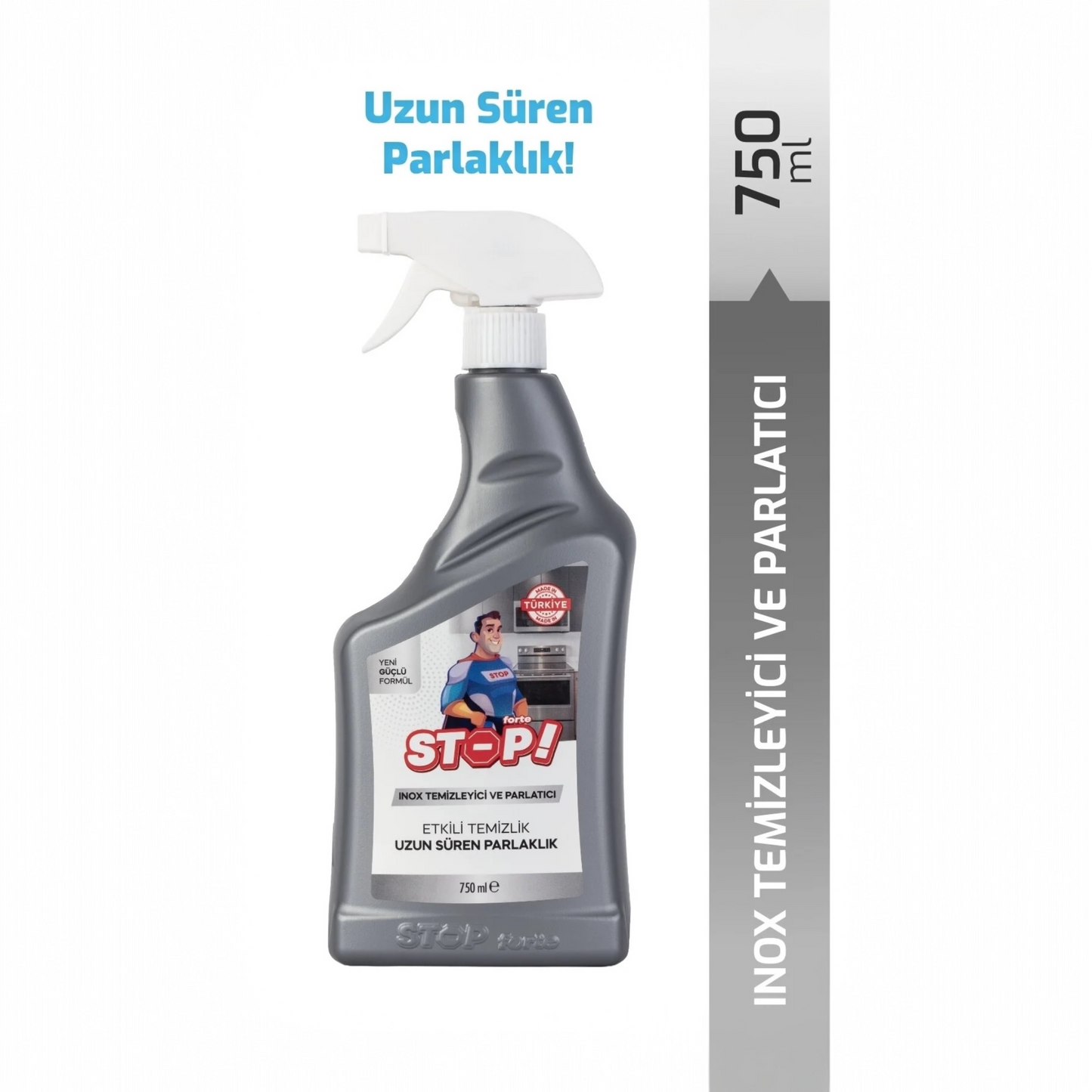 STOP Forte Inox Reiniger & Polijstmiddel 750 ml